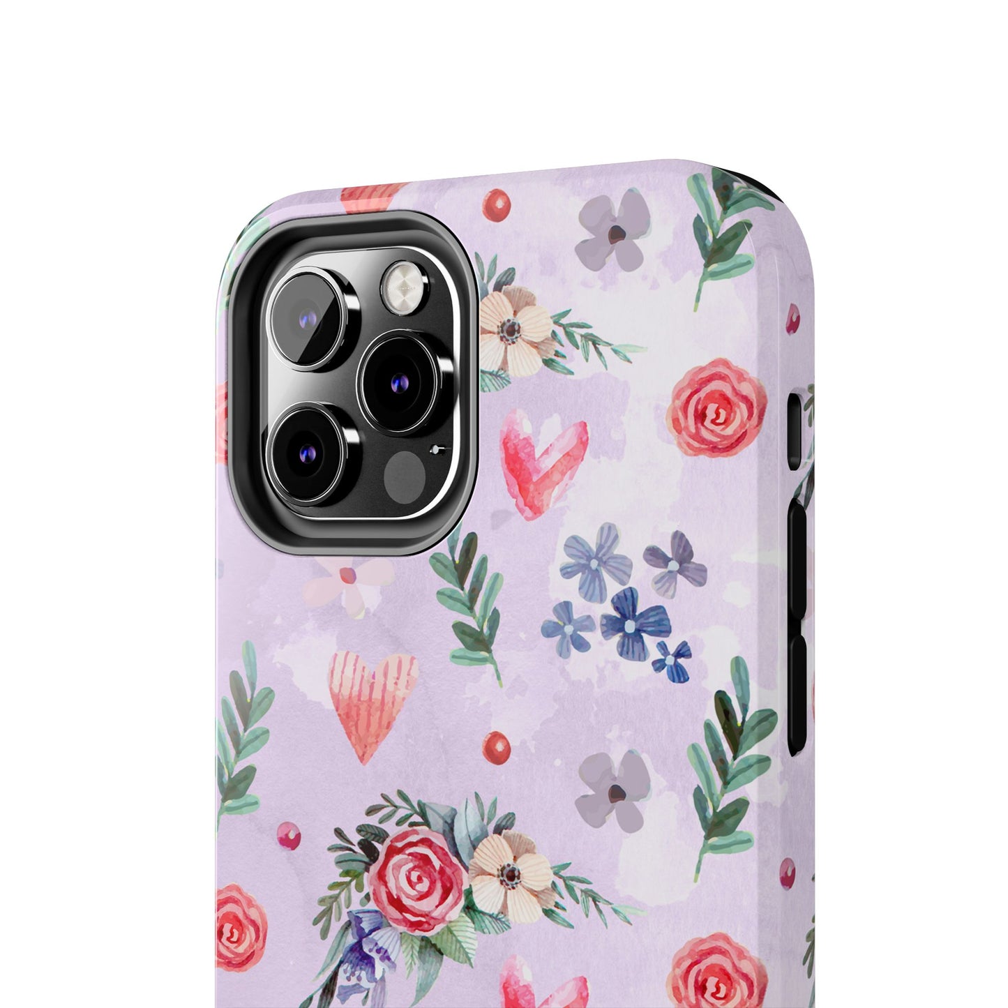 Floral Tough Phone Case - Stylish Protection for Your Device