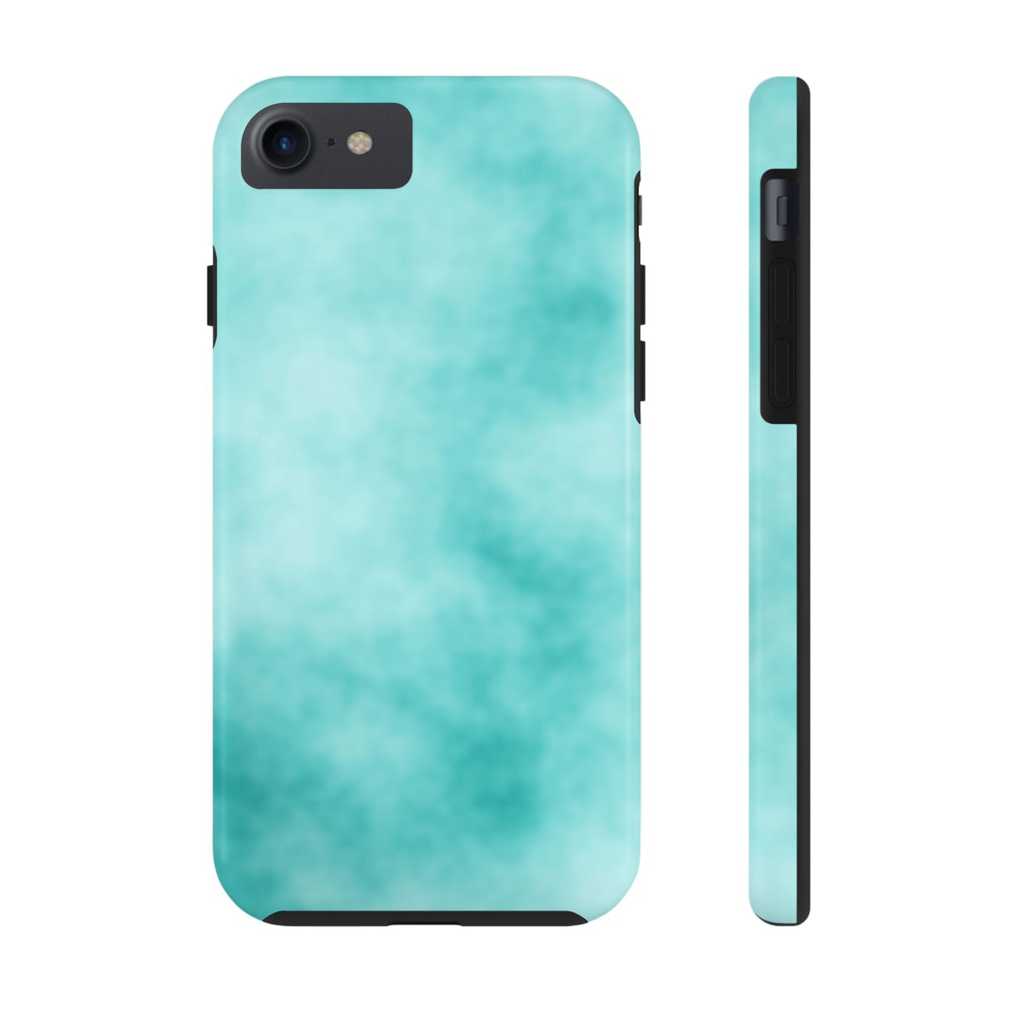 Vibrant Aqua Tough Phone Cases - Stylish & Durable Protection for Your Device