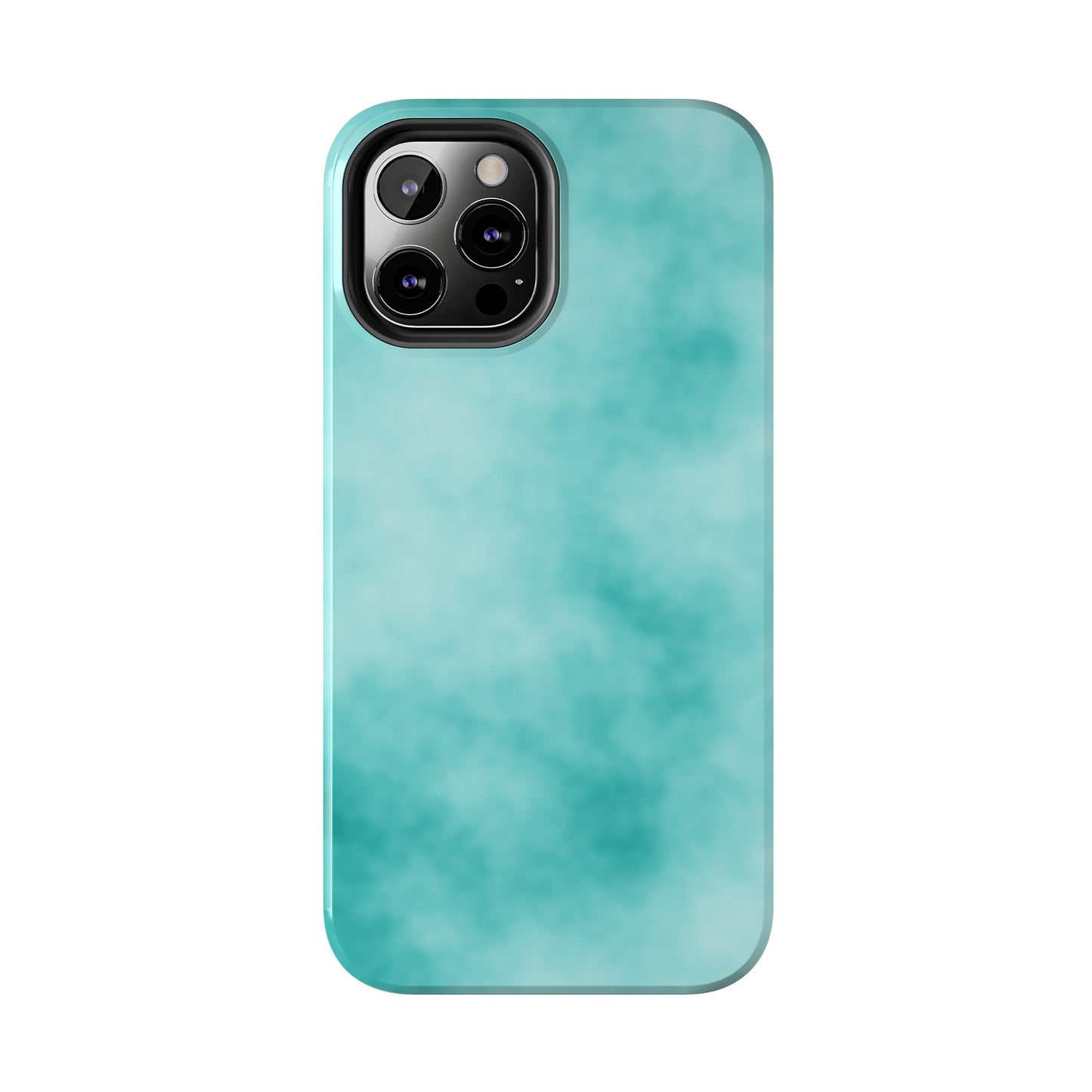 Vibrant Aqua Tough Phone Cases - Stylish & Durable Protection for Your Device