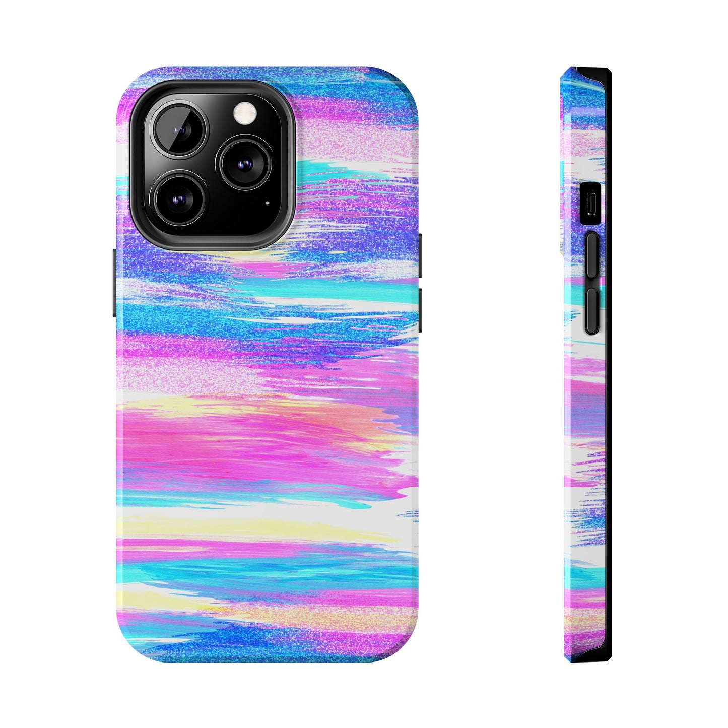 Colorful Abstract Tough Phone Case - Vibrant Protection for Your Device