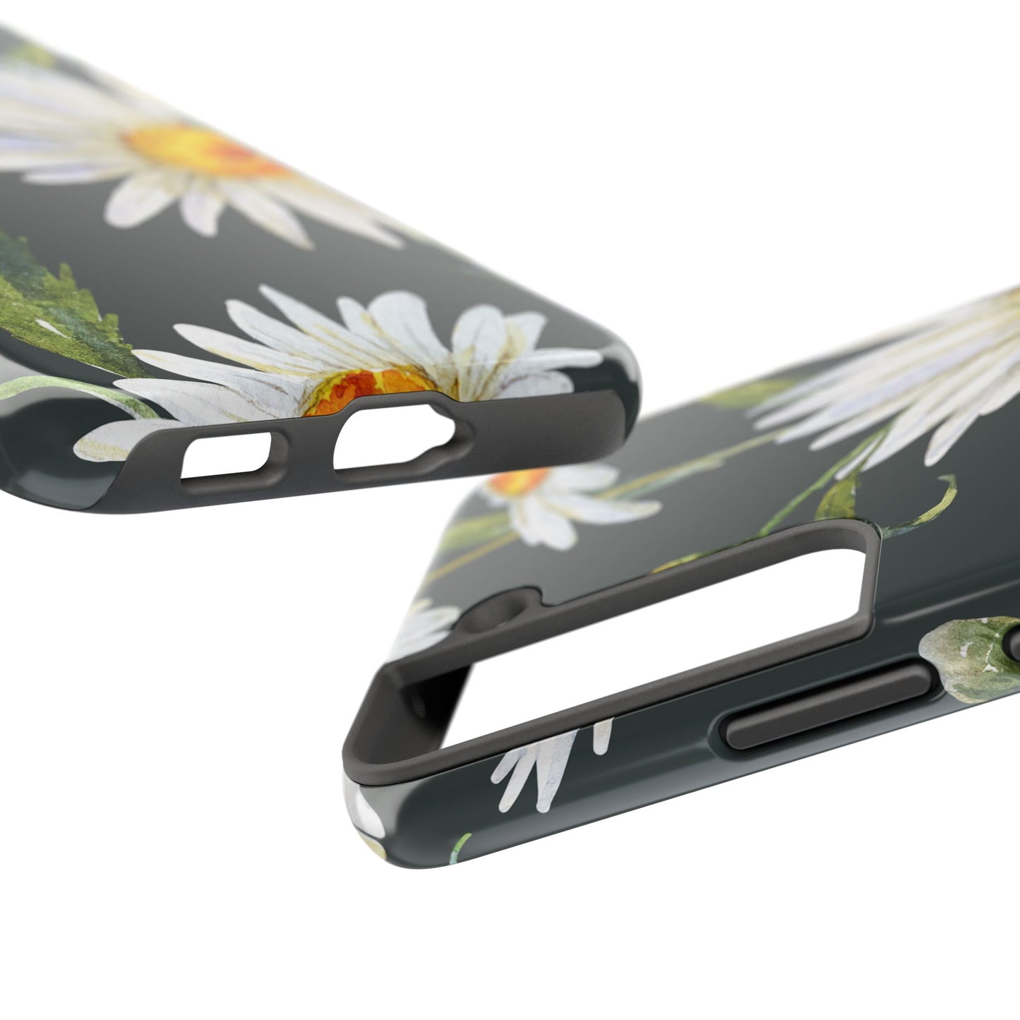 Floral Tough Phone Cases - Durable Protection with Daisy Design