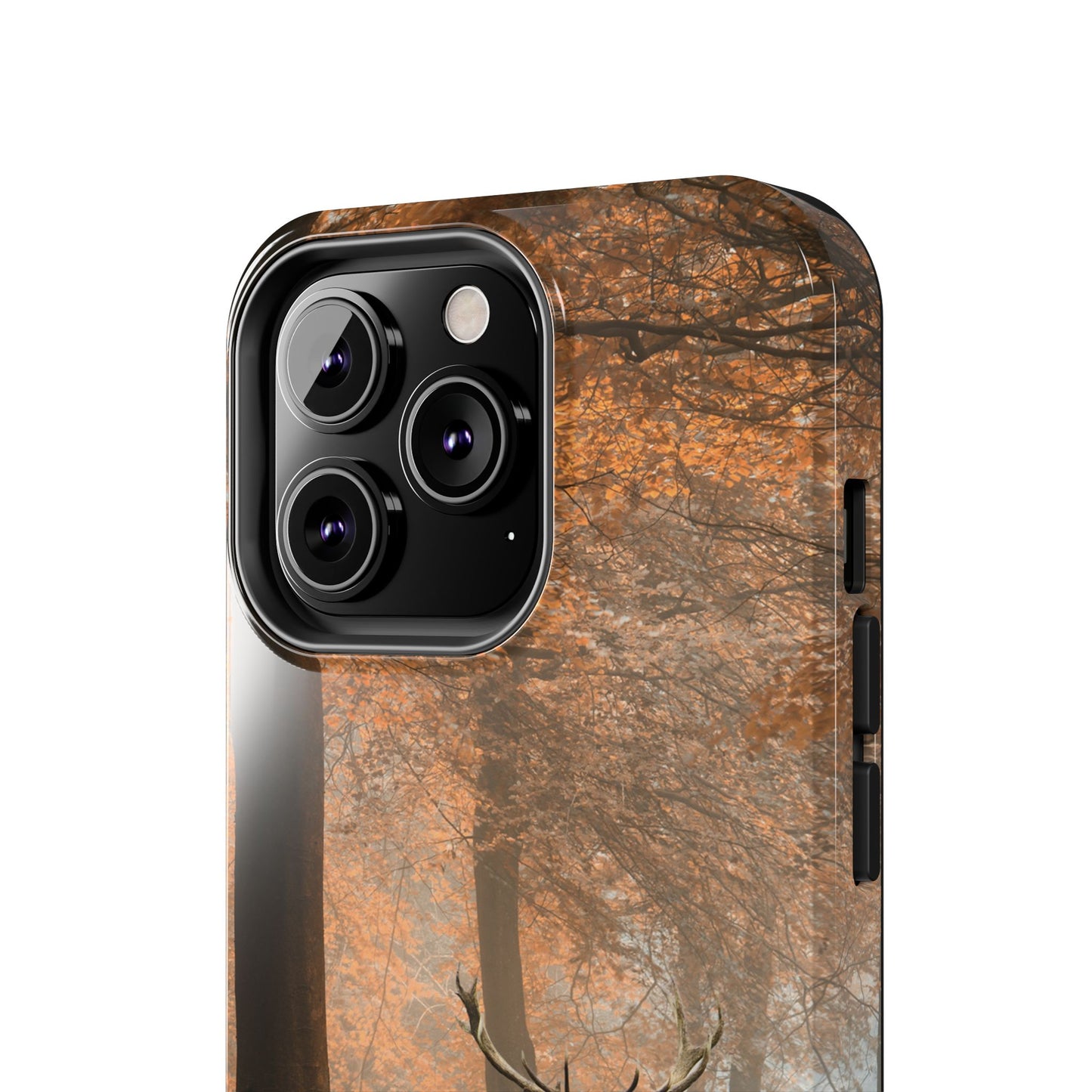 Nature-Inspired Tough Phone Case - Majestic Stag in Autumn Forest