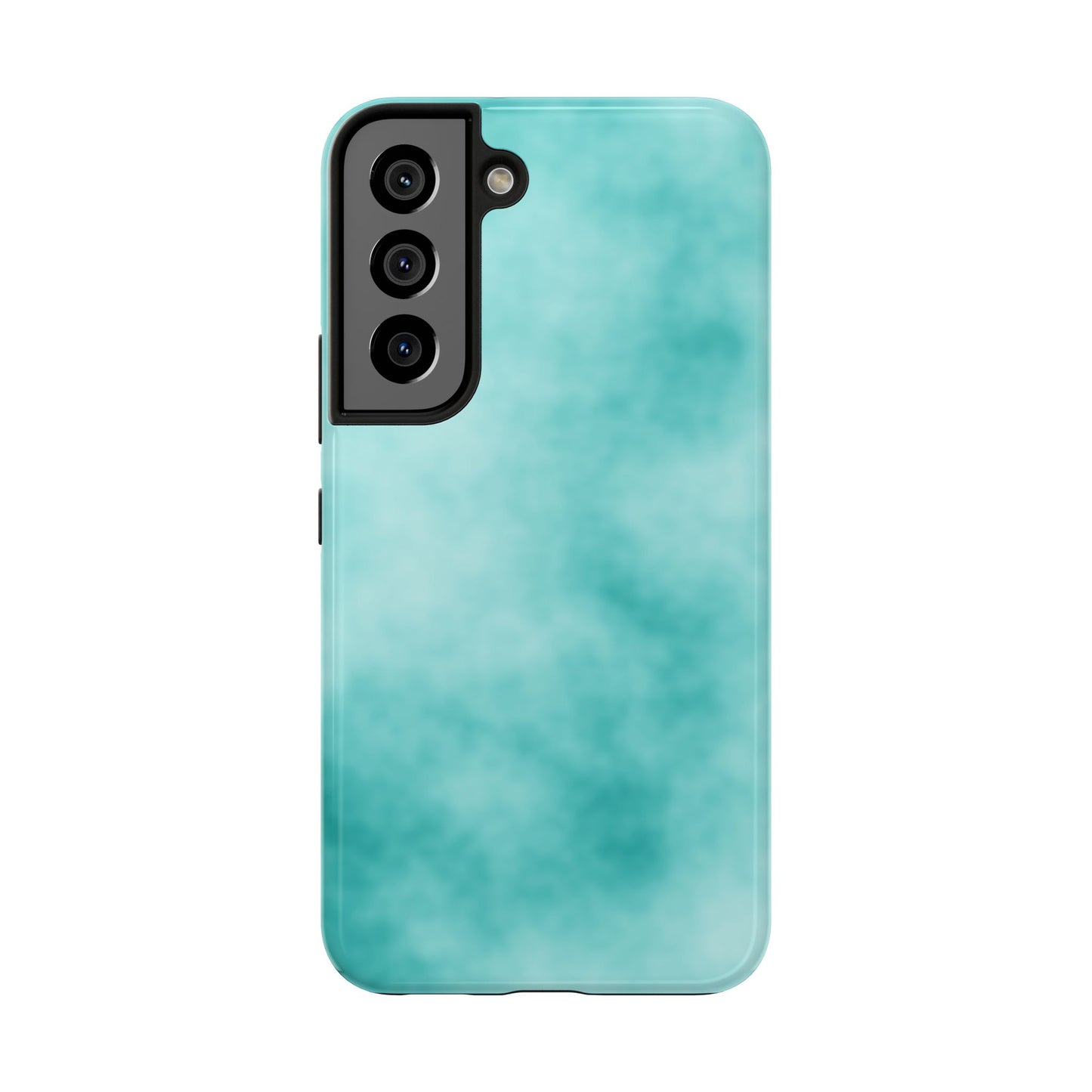 Vibrant Aqua Tough Phone Cases - Stylish & Durable Protection for Your Device