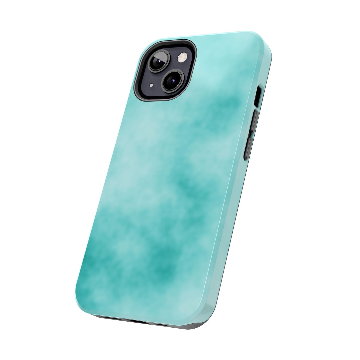 Vibrant Aqua Tough Phone Cases - Stylish & Durable Protection for Your Device