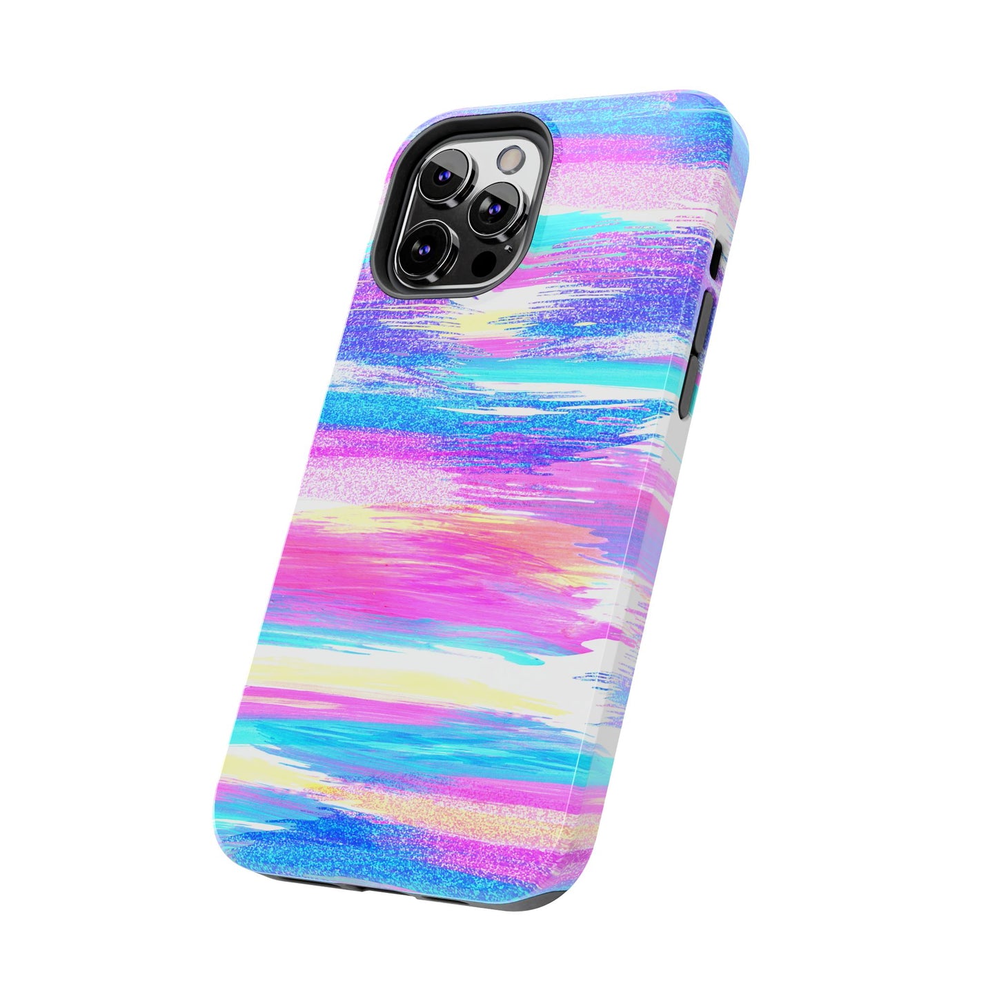 Colorful Abstract Tough Phone Case - Vibrant Protection for Your Device