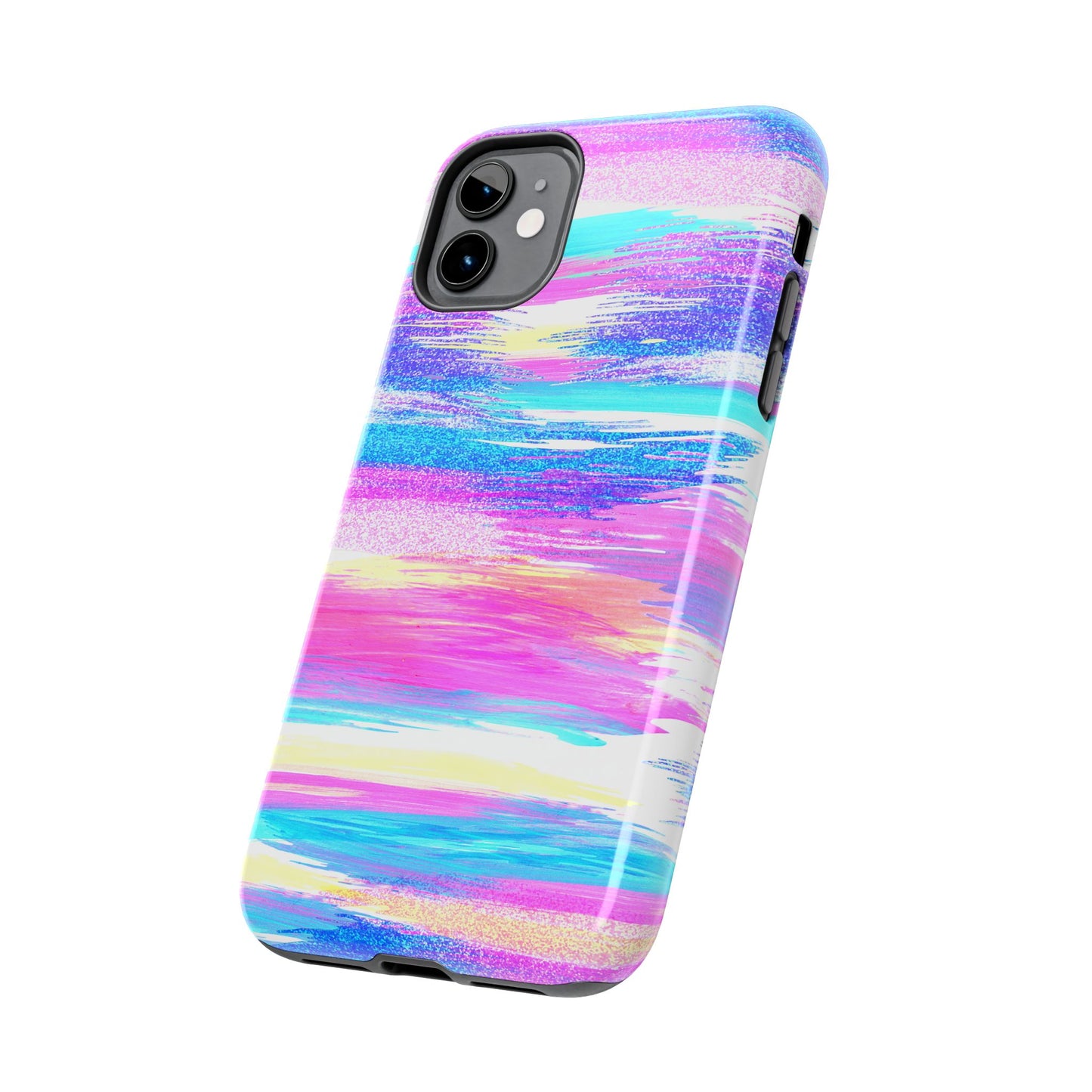 Colorful Abstract Tough Phone Case - Vibrant Protection for Your Device