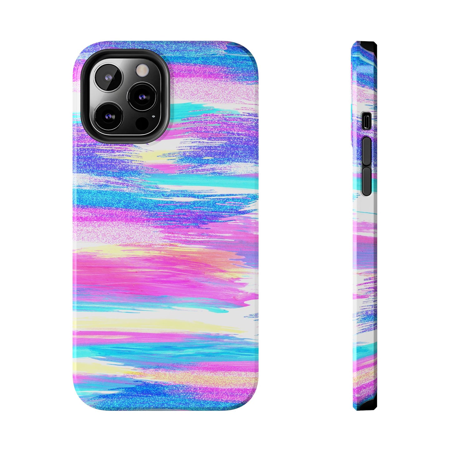 Colorful Abstract Tough Phone Case - Vibrant Protection for Your Device