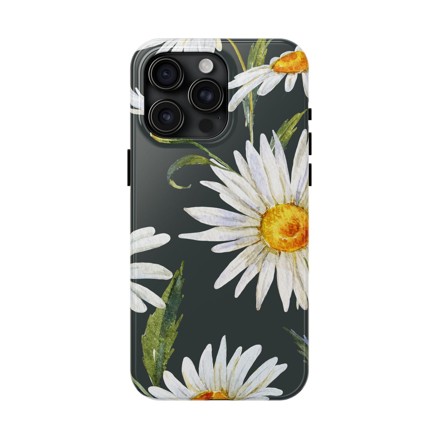 Floral Tough Phone Cases - Durable Protection with Daisy Design