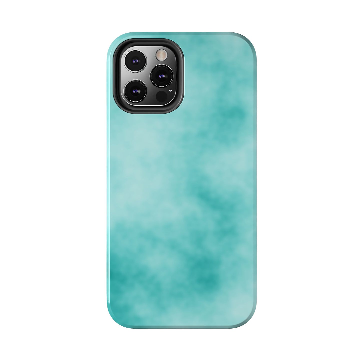 Vibrant Aqua Tough Phone Cases - Stylish & Durable Protection for Your Device