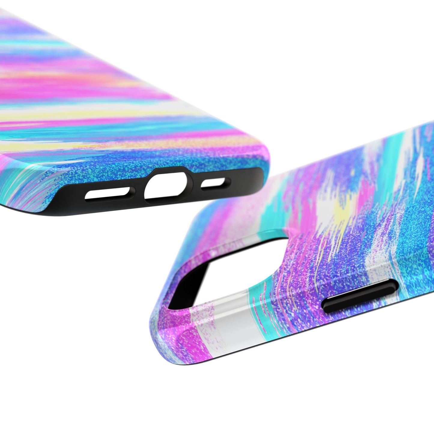 Colorful Abstract Tough Phone Case - Vibrant Protection for Your Device