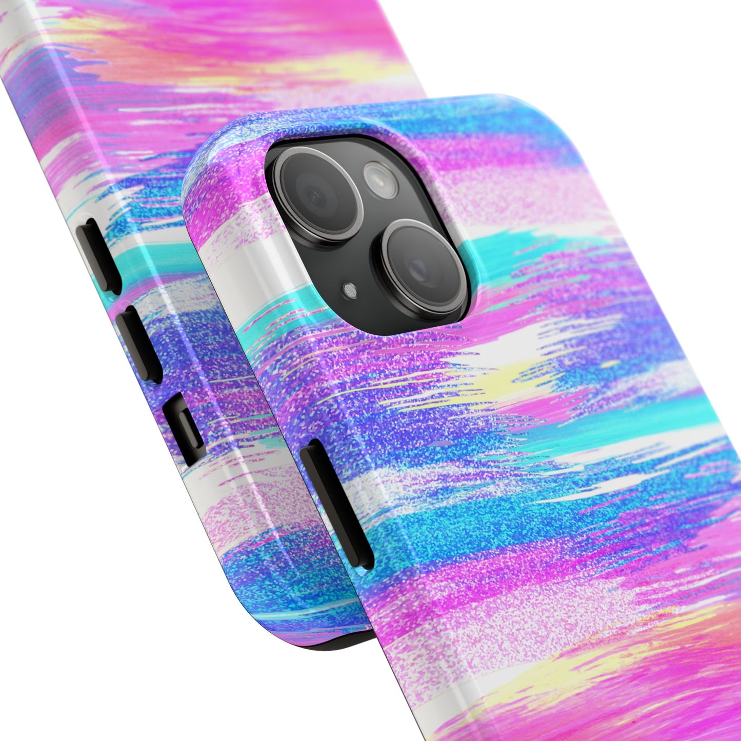 Colorful Abstract Tough Phone Case - Vibrant Protection for Your Device