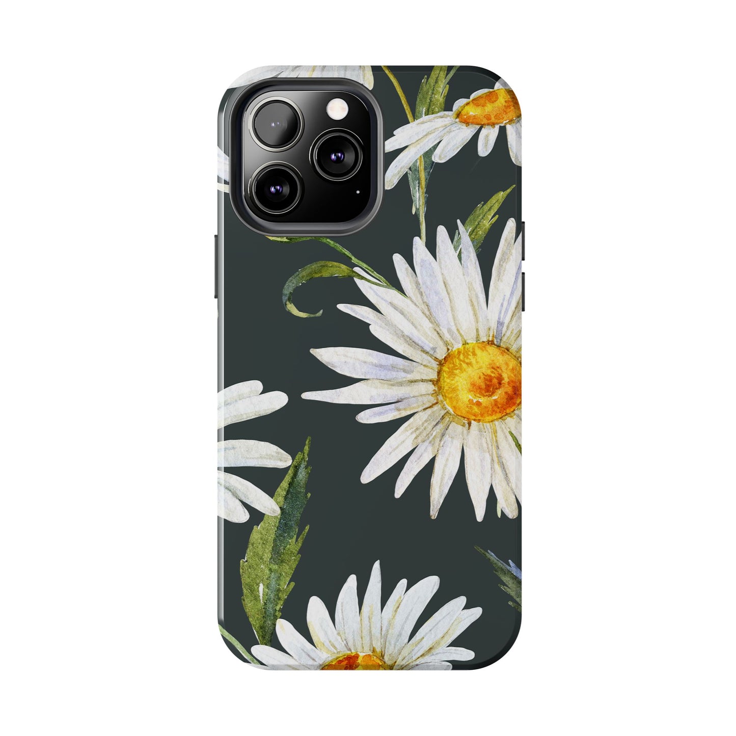 Floral Tough Phone Cases - Durable Protection with Daisy Design