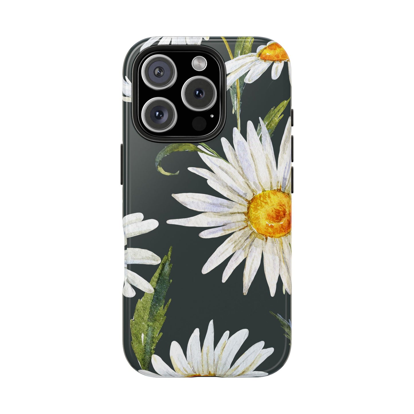 Floral Tough Phone Cases - Durable Protection with Daisy Design