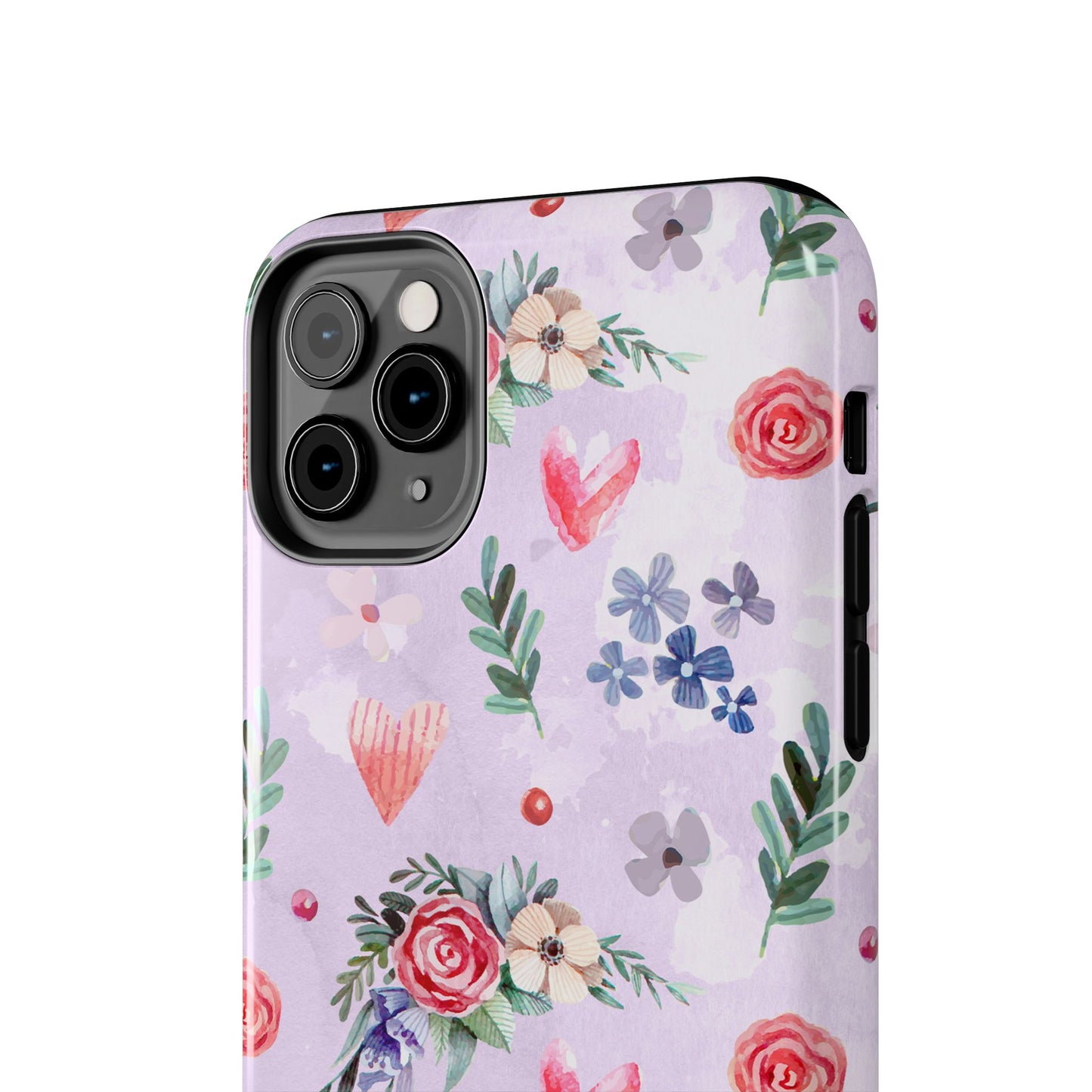 Floral Tough Phone Case - Stylish Protection for Your Device