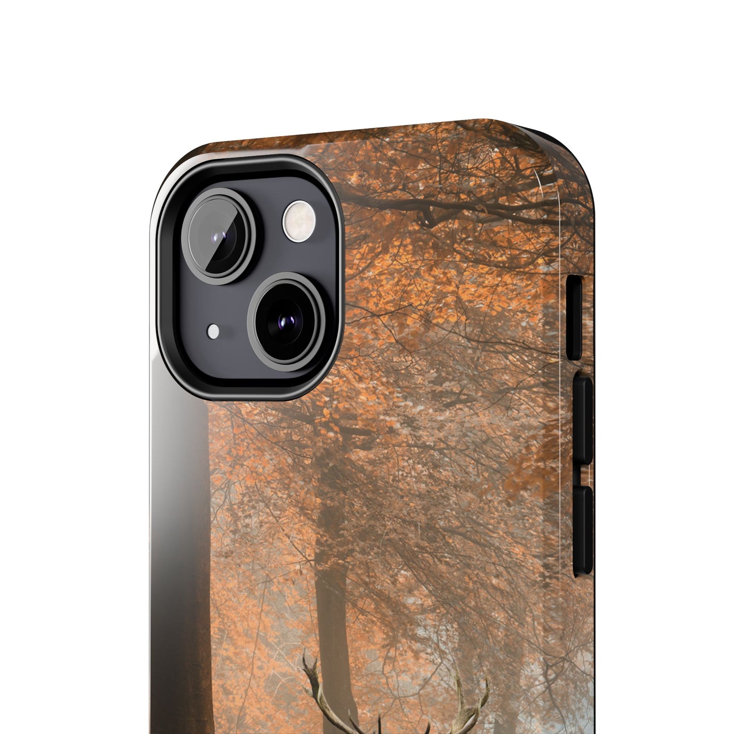 Nature-Inspired Tough Phone Case - Majestic Stag in Autumn Forest