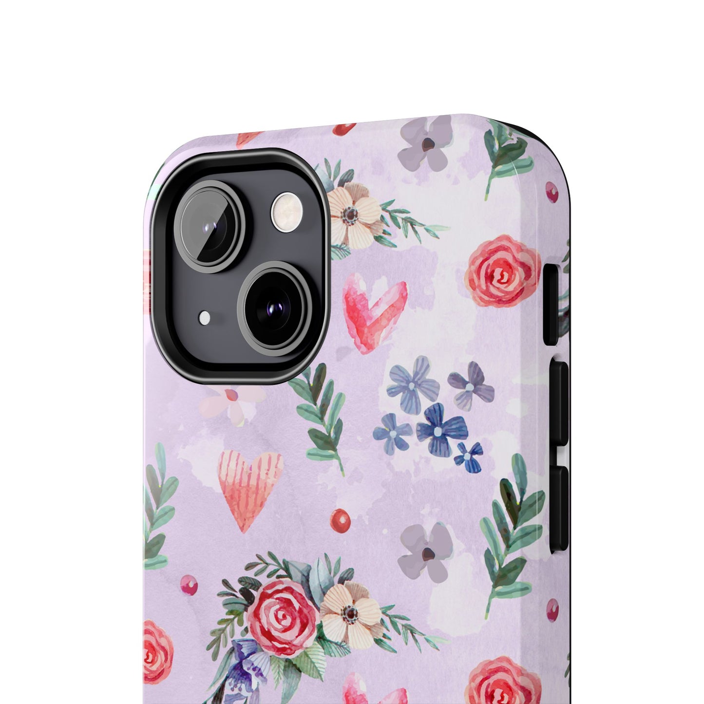 Floral Tough Phone Case - Stylish Protection for Your Device