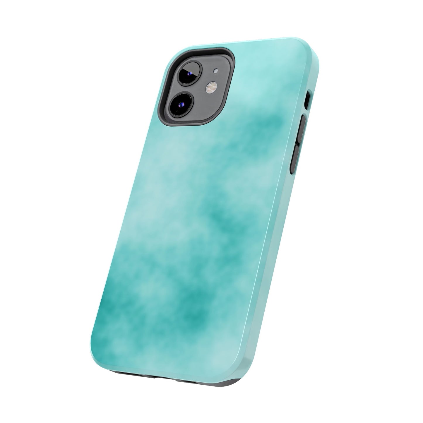 Vibrant Aqua Tough Phone Cases - Stylish & Durable Protection for Your Device