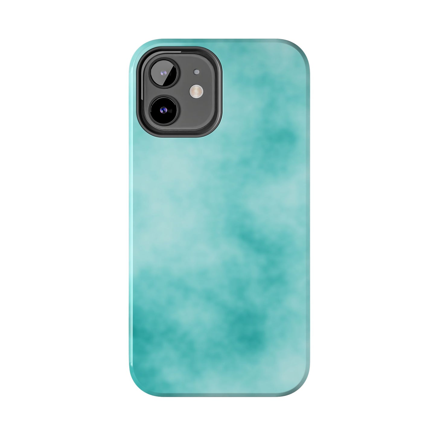 Vibrant Aqua Tough Phone Cases - Stylish & Durable Protection for Your Device