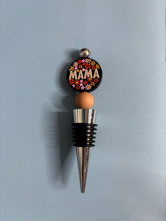 Mama Flower Wine Stopper