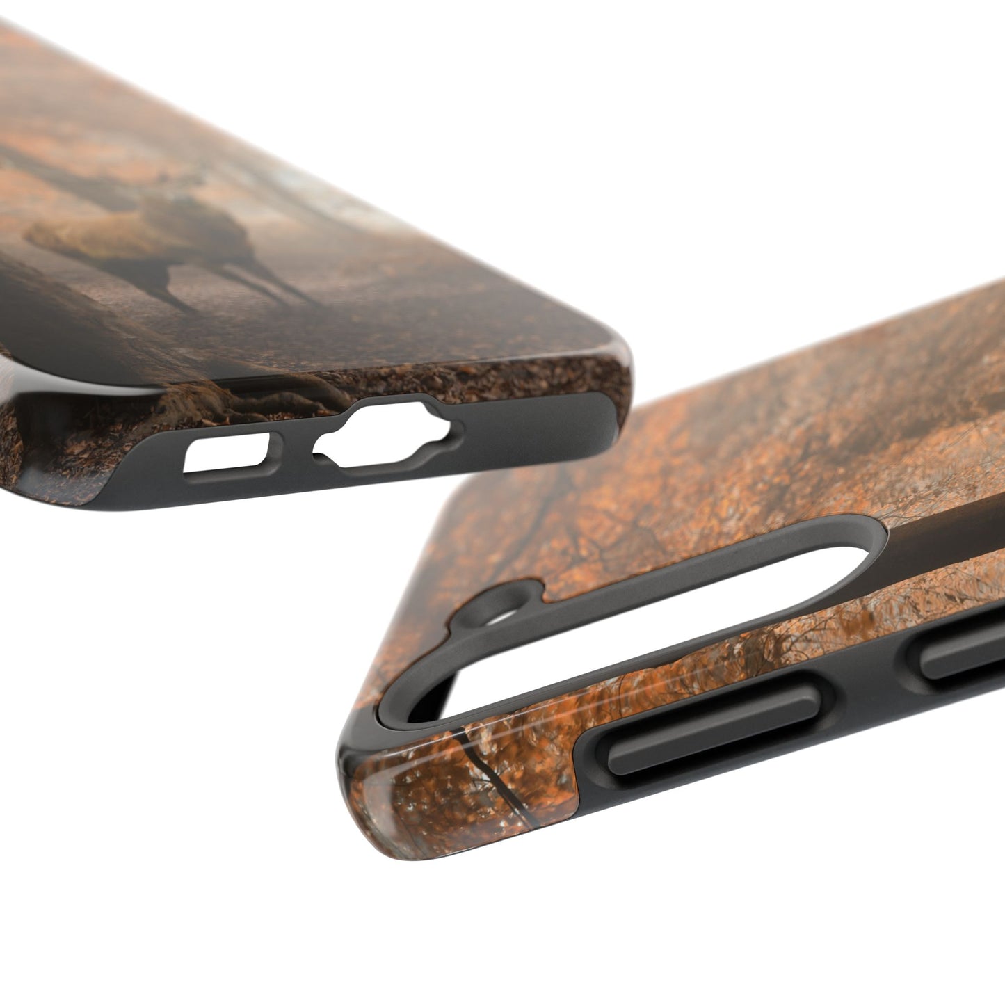 Nature-Inspired Tough Phone Case - Majestic Stag in Autumn Forest