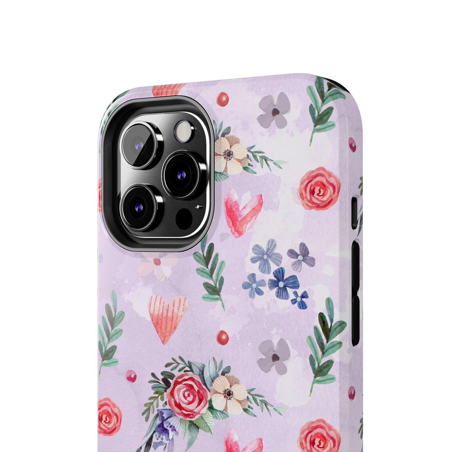 Floral Tough Phone Case - Stylish Protection for Your Device