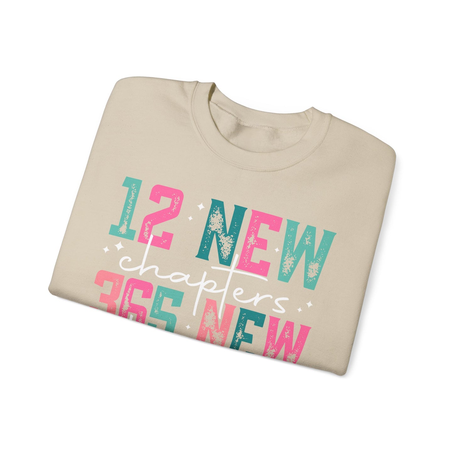 New Chapters Crewneck Sweatshirt – 12 New Chapters, 365 New Chances