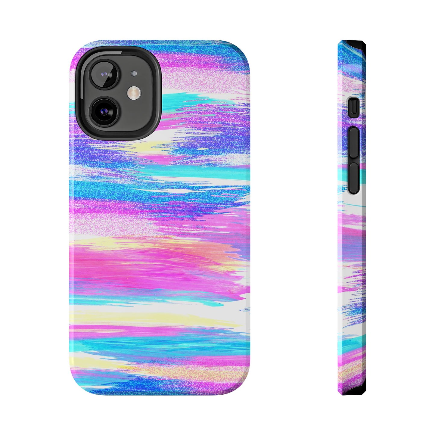 Colorful Abstract Tough Phone Case - Vibrant Protection for Your Device