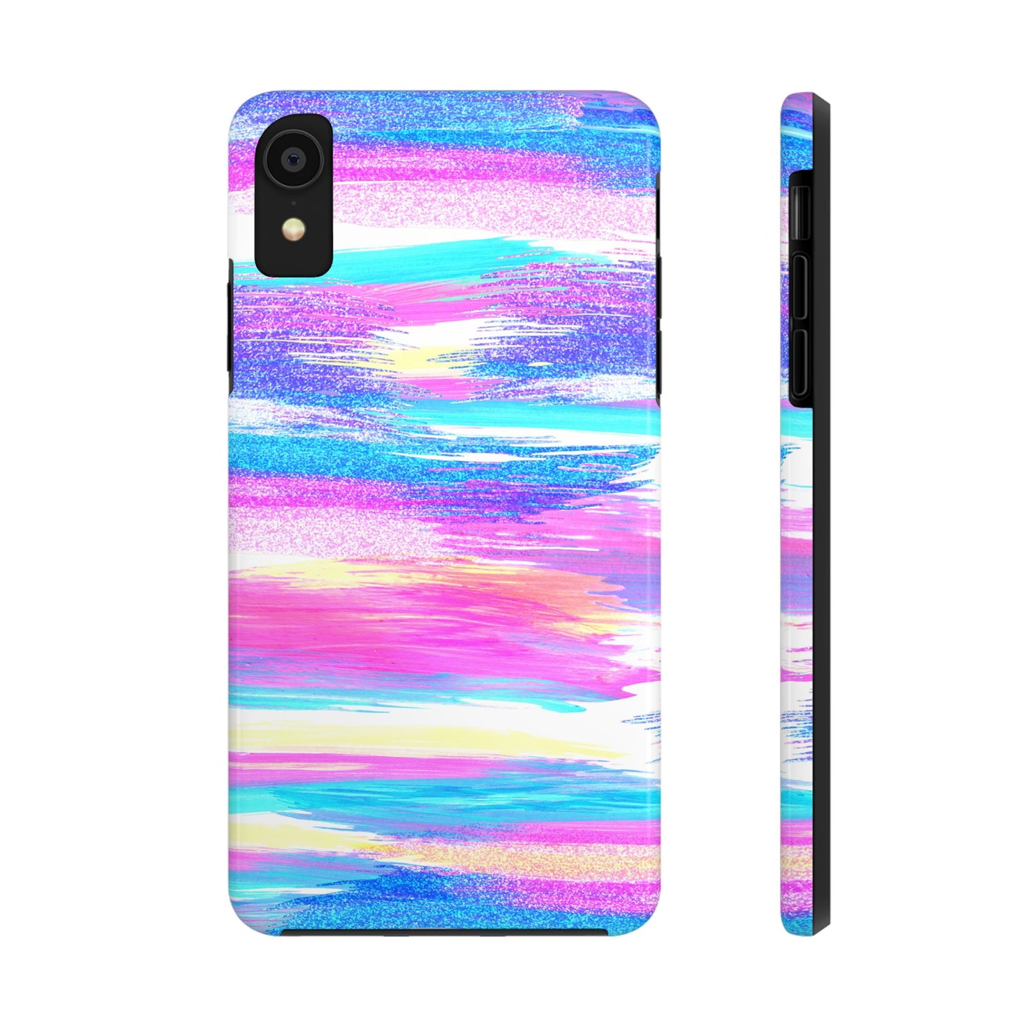 Colorful Abstract Tough Phone Case - Vibrant Protection for Your Device