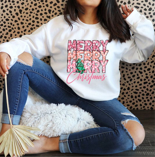 Merry Christmas Glitter- Digital Download