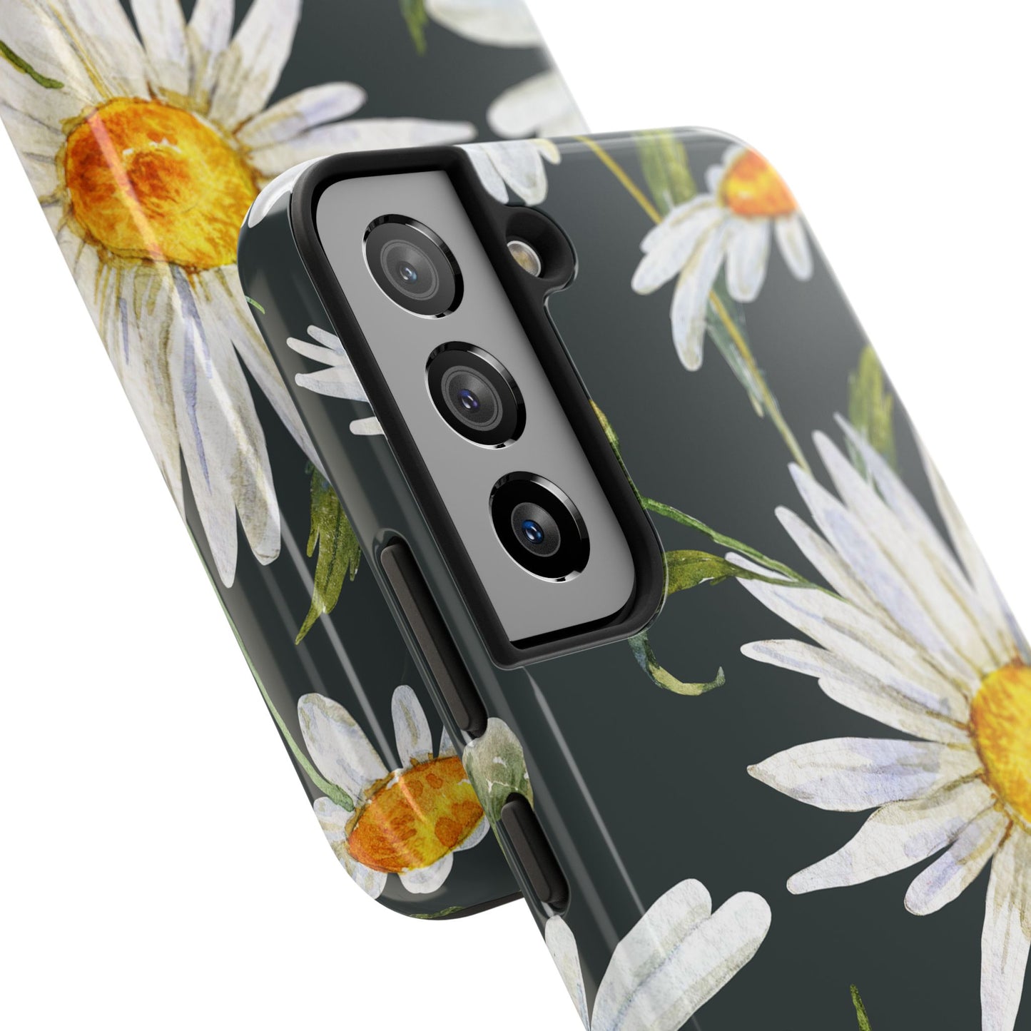 Floral Tough Phone Cases - Durable Protection with Daisy Design