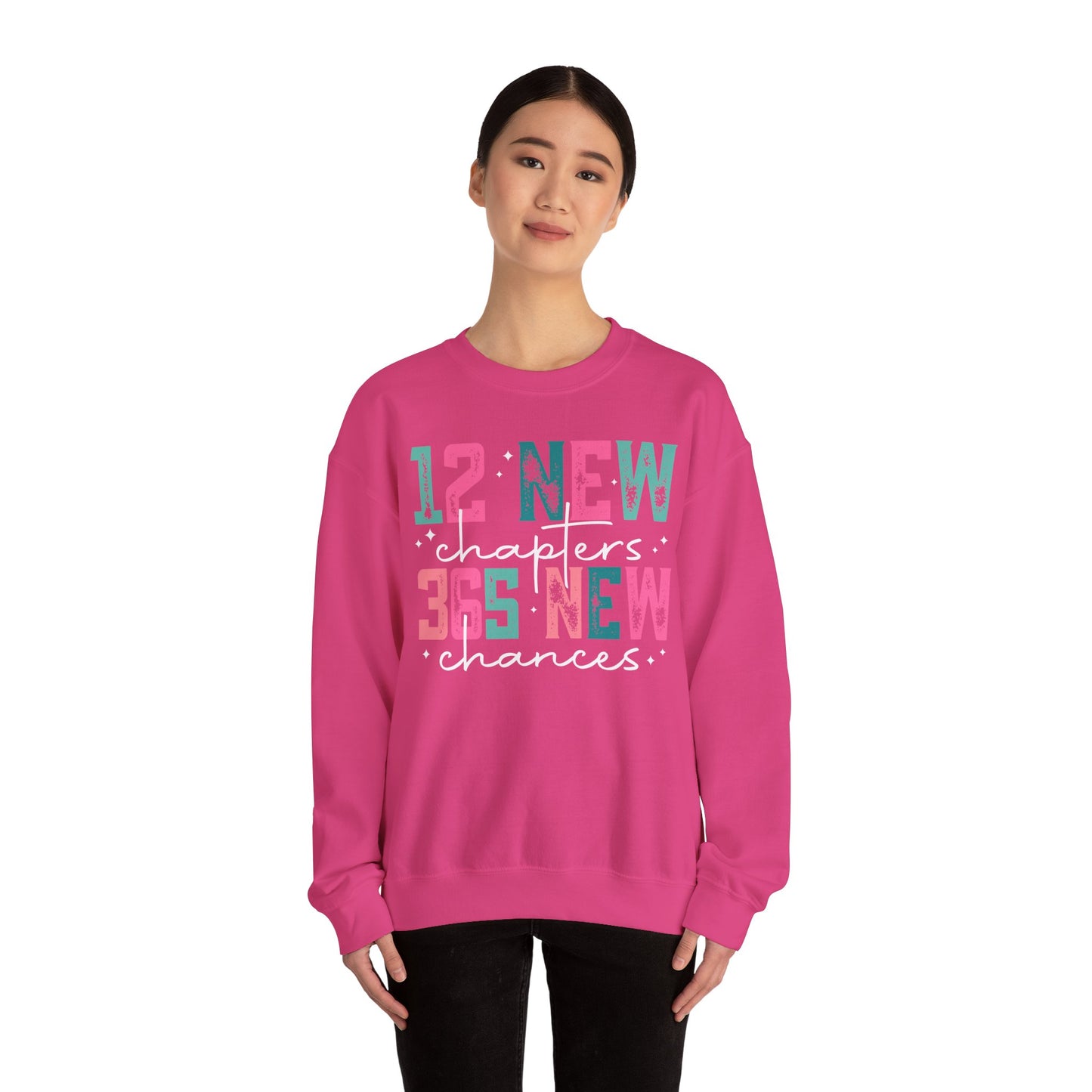 New Chapters Crewneck Sweatshirt – 12 New Chapters, 365 New Chances