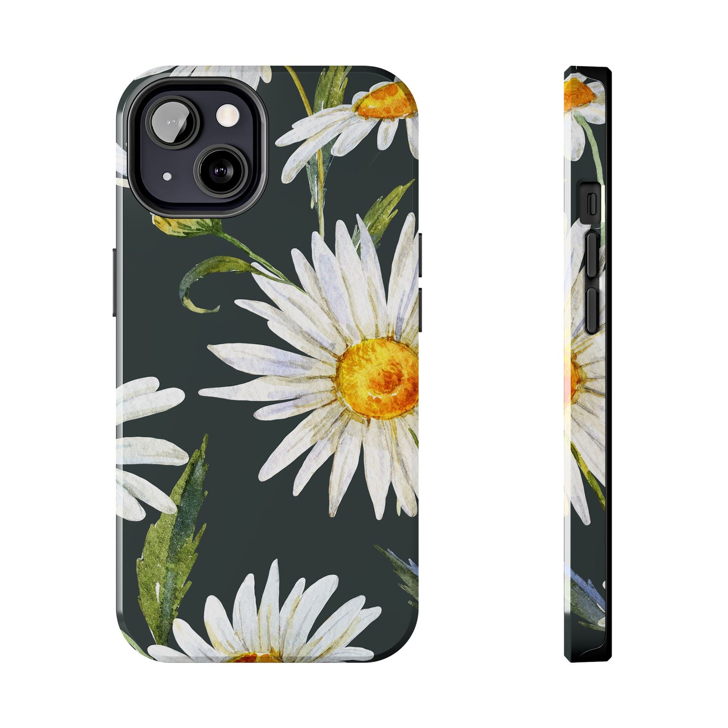 Floral Tough Phone Cases - Durable Protection with Daisy Design