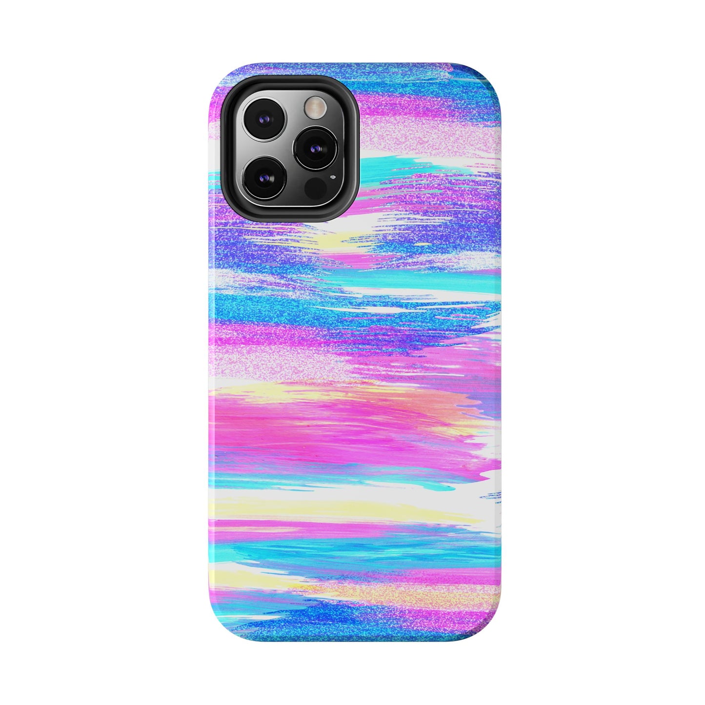 Colorful Abstract Tough Phone Case - Vibrant Protection for Your Device