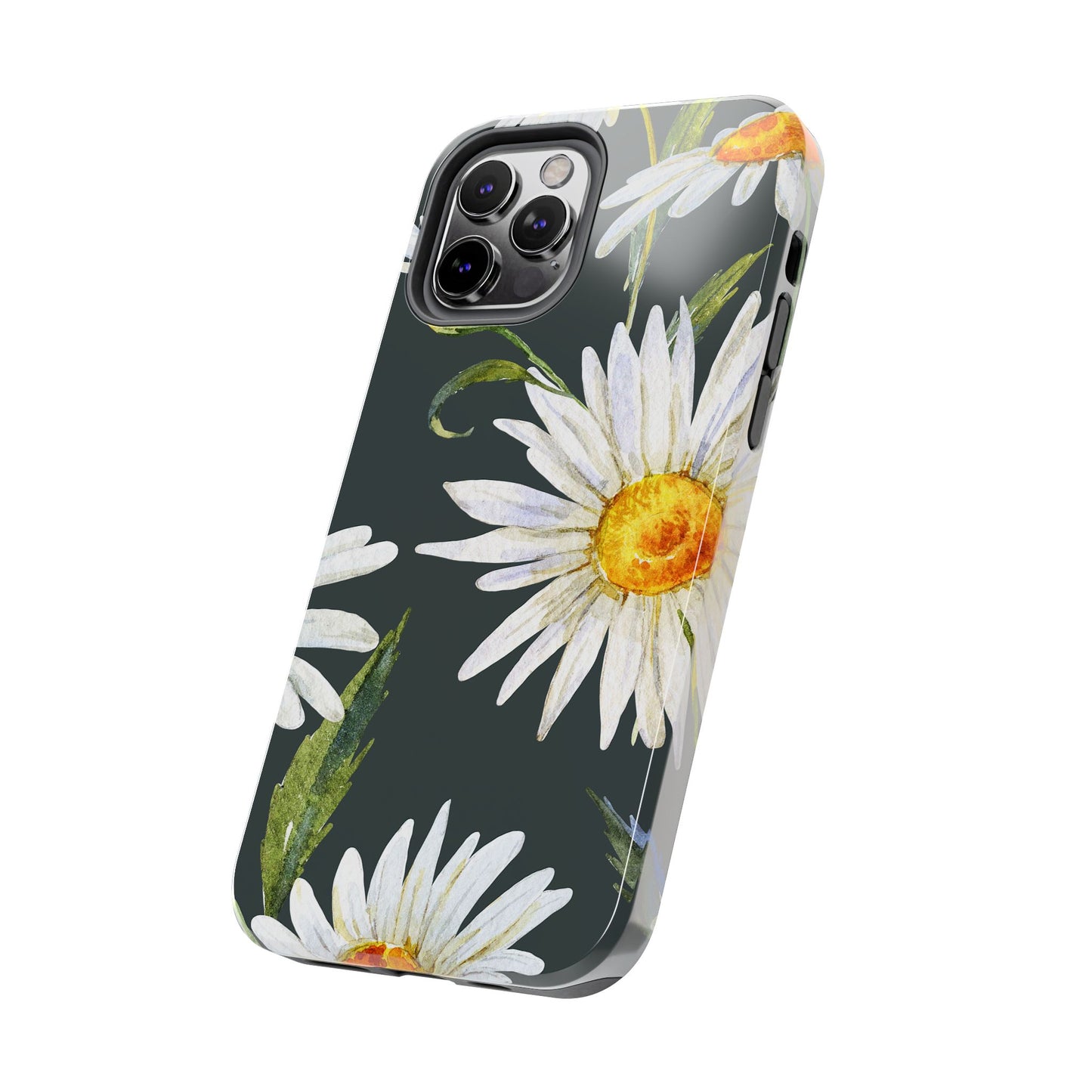 Floral Tough Phone Cases - Durable Protection with Daisy Design