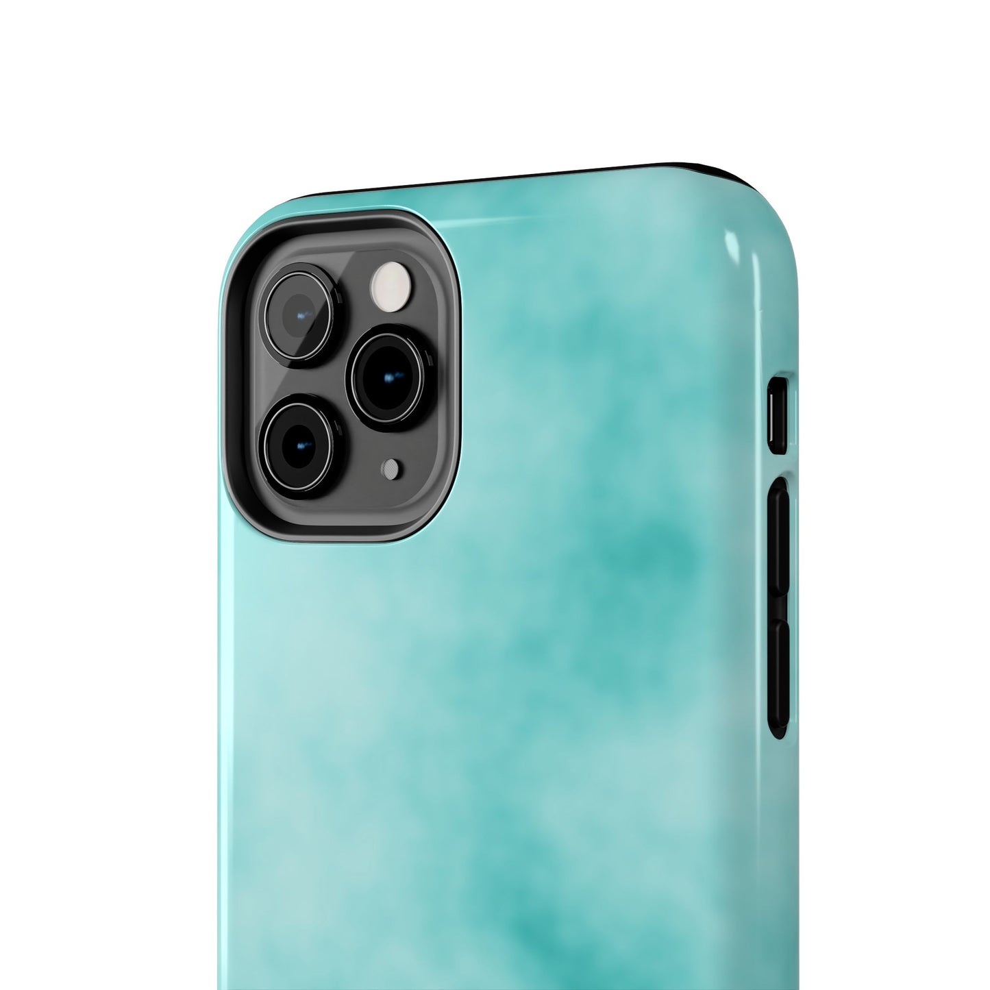 Vibrant Aqua Tough Phone Cases - Stylish & Durable Protection for Your Device