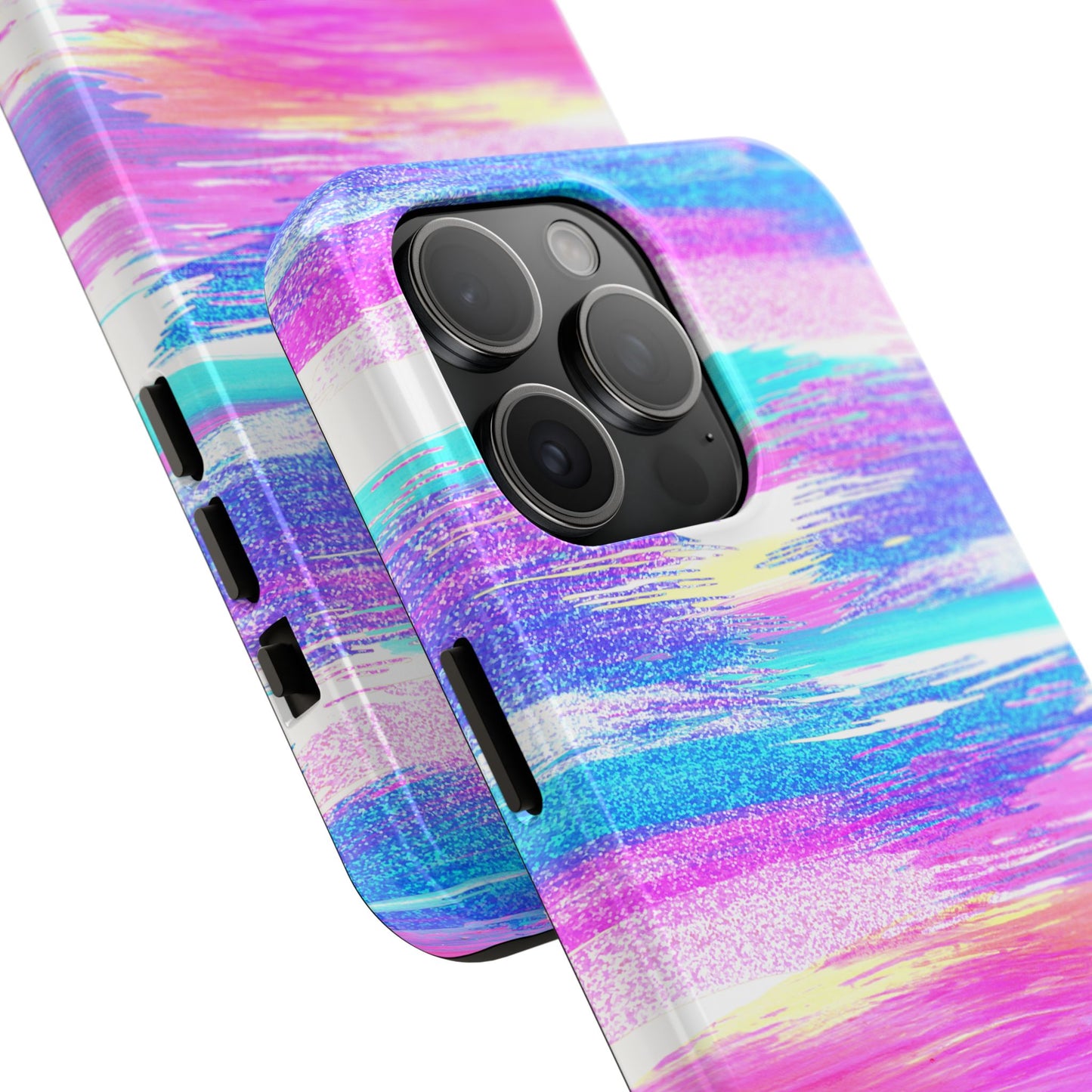 Colorful Abstract Tough Phone Case - Vibrant Protection for Your Device