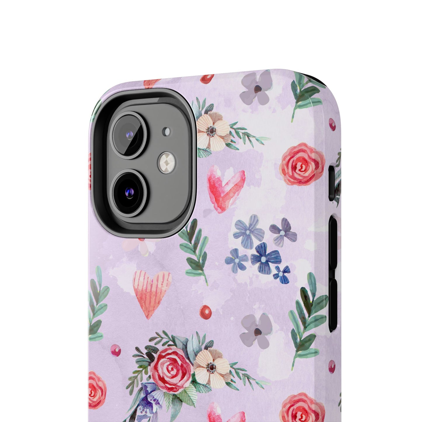 Floral Tough Phone Case - Stylish Protection for Your Device