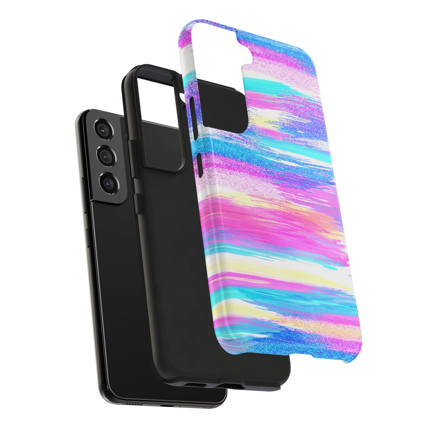 Colorful Abstract Tough Phone Case - Vibrant Protection for Your Device