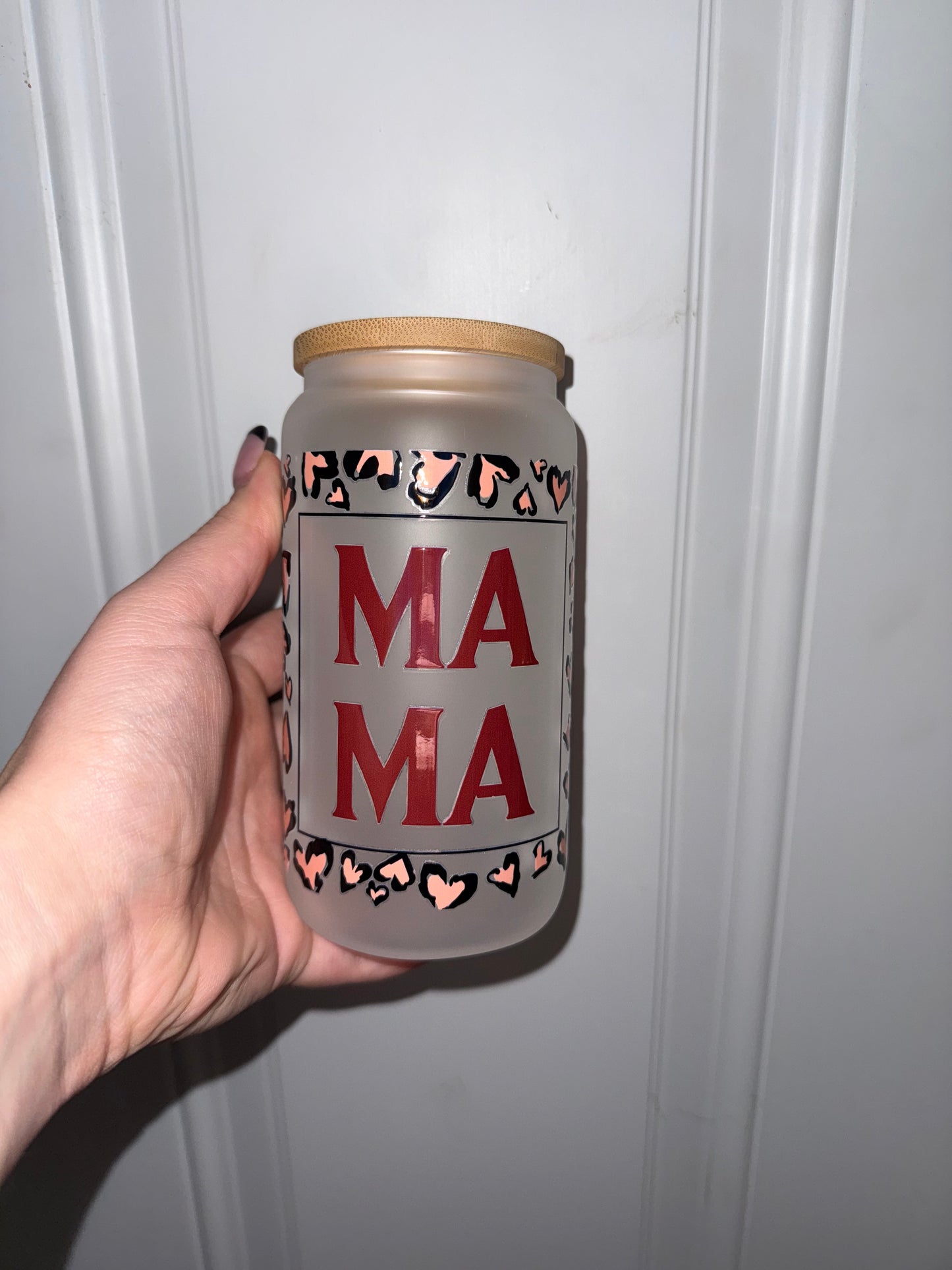 Mama UVDTF Glass Cup