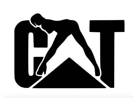 Caterpillar Equipment Lady Decal