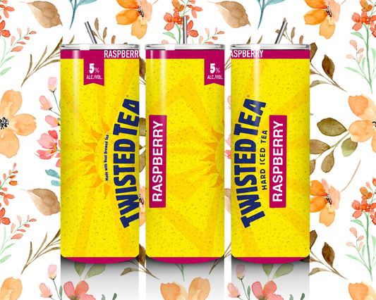 20oz Twisted Tea Tumbler Raspberry (water effect)