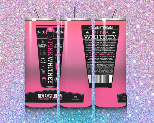 20oz Pink Whitney Tumbler