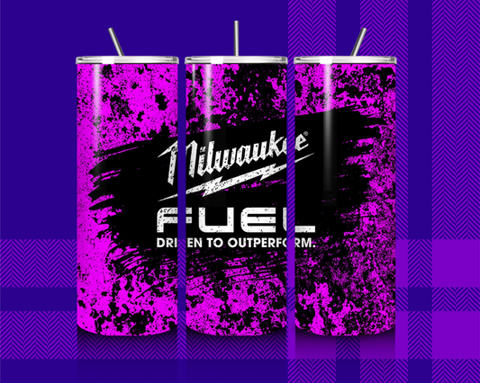 20oz Pinkish Purple Milwaukee Fuel Tumbler