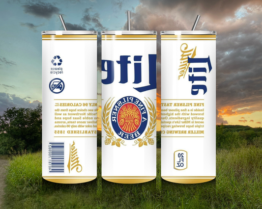 20oz Miller Lite Tumbler