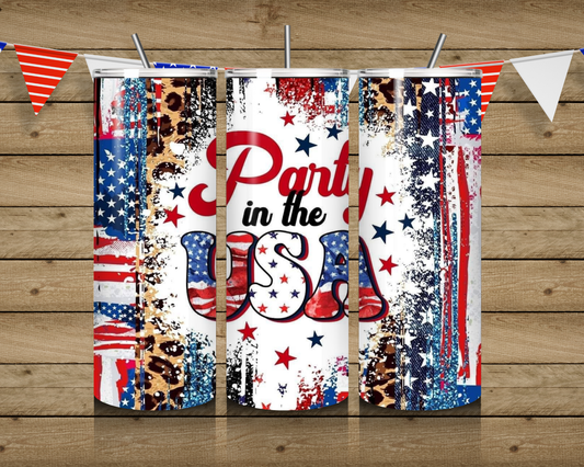 20oz Party in the USA Tumbler