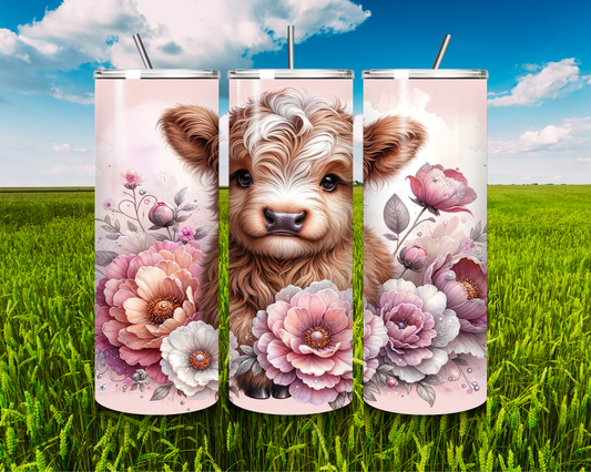 20oz Highland Cow Tumbler