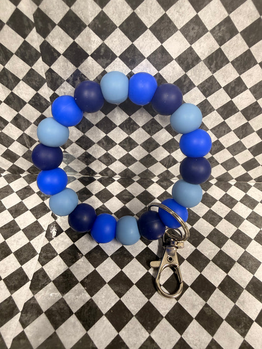Blue Silicone Wristlets