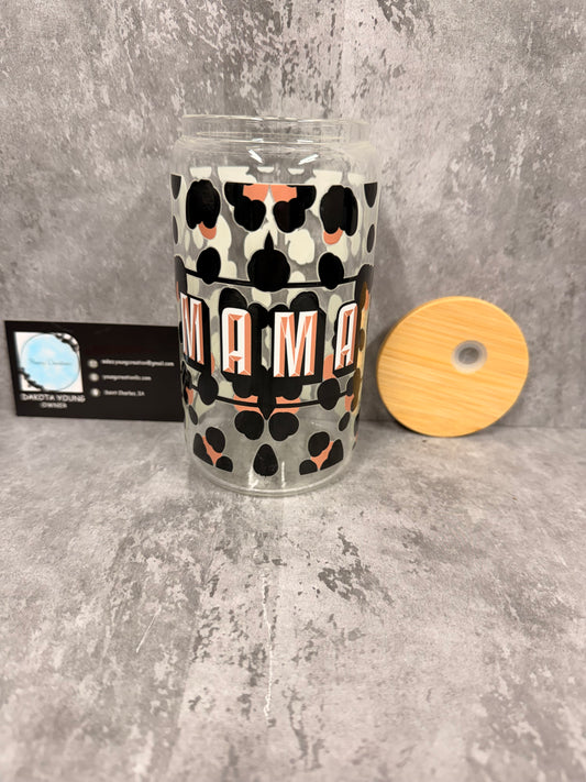 Mama 16oz Glass Libby Cup