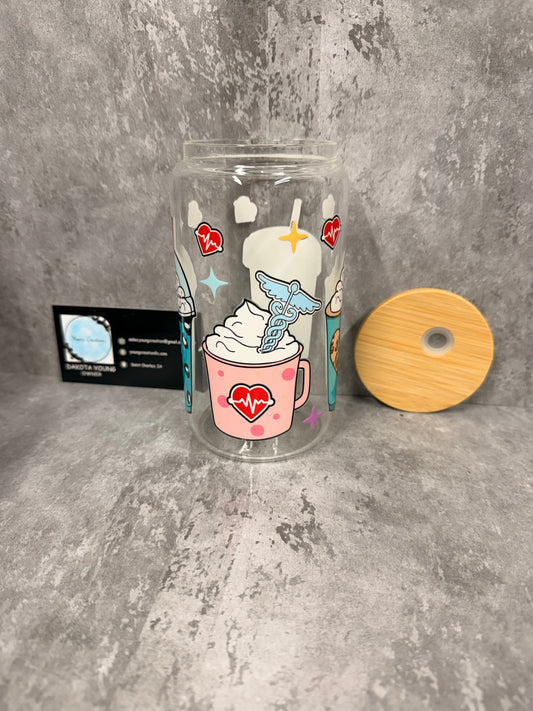 Medical 16oz Glass Libby Cup